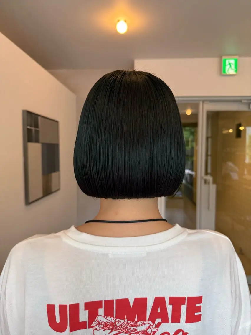 ショート ボブ カイ/名古屋・伏見 カットモデルのヘアスタイル