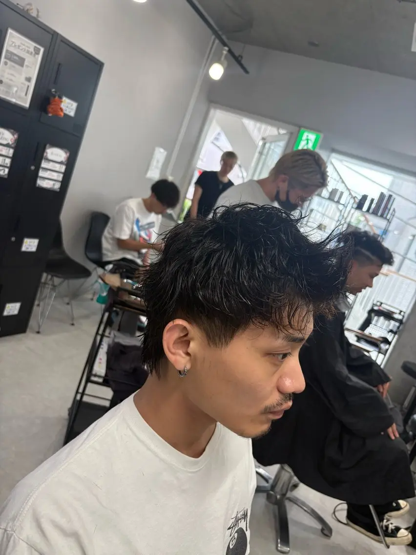 パーマ メンズ 下北沢メンズパーマ 特化園田　楓莉のヘアスタイル