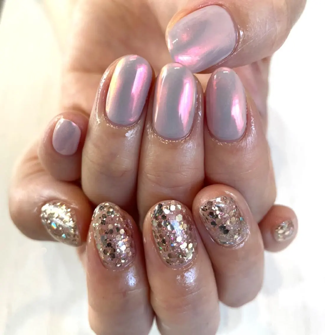 ネイル オーロラネイル spell nailのネイルデザイン