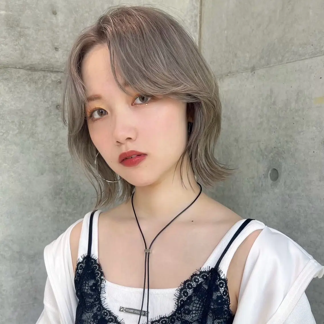 ミディアム カラー カット ヘアカラー トリートメント 《髪質改善✖️レイヤ ー🩶》ナオヤのヘアスタイル