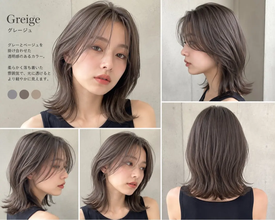 🤍透明感カラー＋1stepトリートメント✨￥4,000の写真