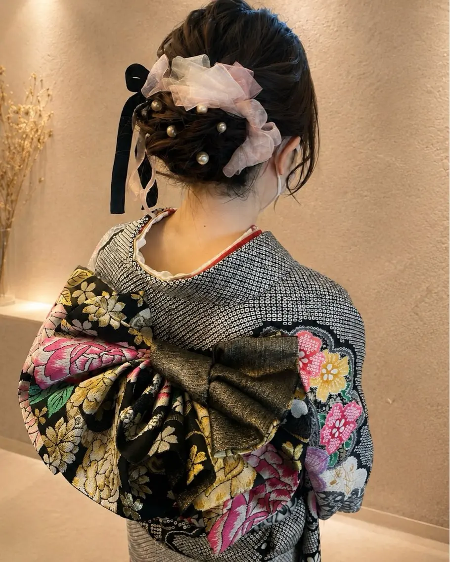 着付け 🤍髪質改善/酸熱× 艶カラー🤍🫧リサのヘアスタイル