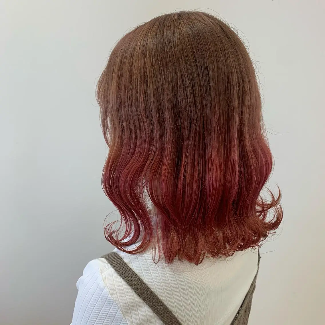 ミディアム カラー 暖色/ブリーチカラー 🎀 M i k uのヘアスタイル