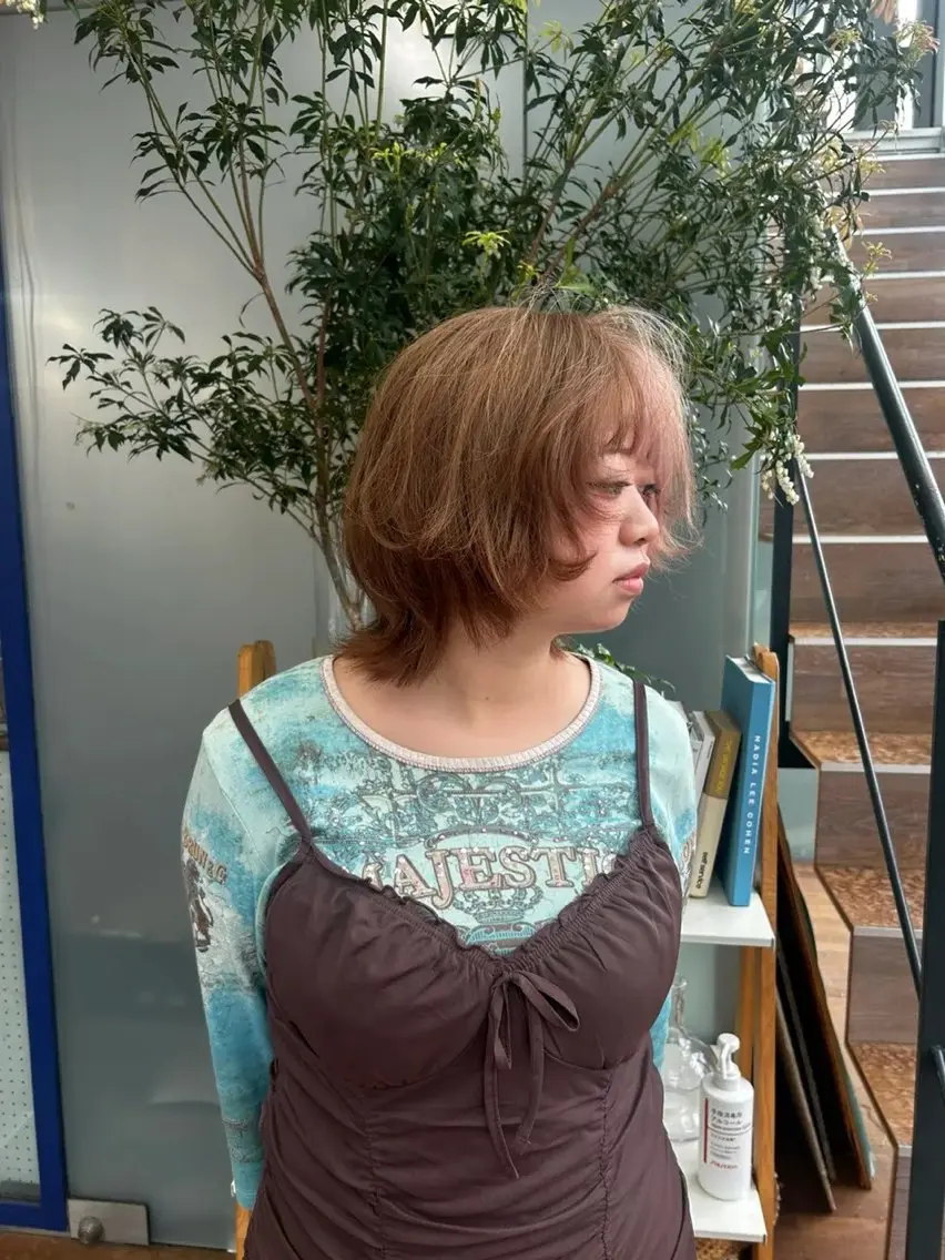 カラー かがやしづ ⭐️カラーモデルのヘアスタイル