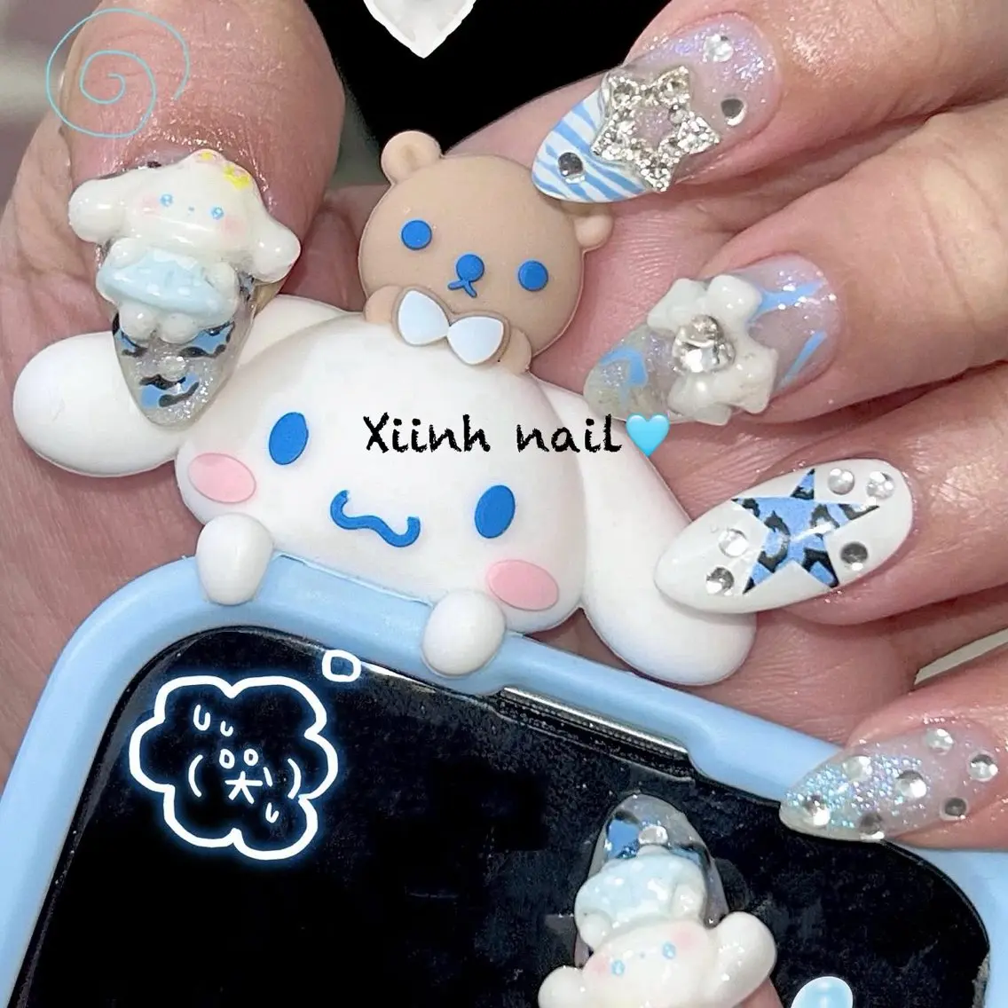ネイル チークネイル フットネイル フレンチネイル ジェルネイル ハロウィン XIINH NAIL SALONのネイルデザイン
