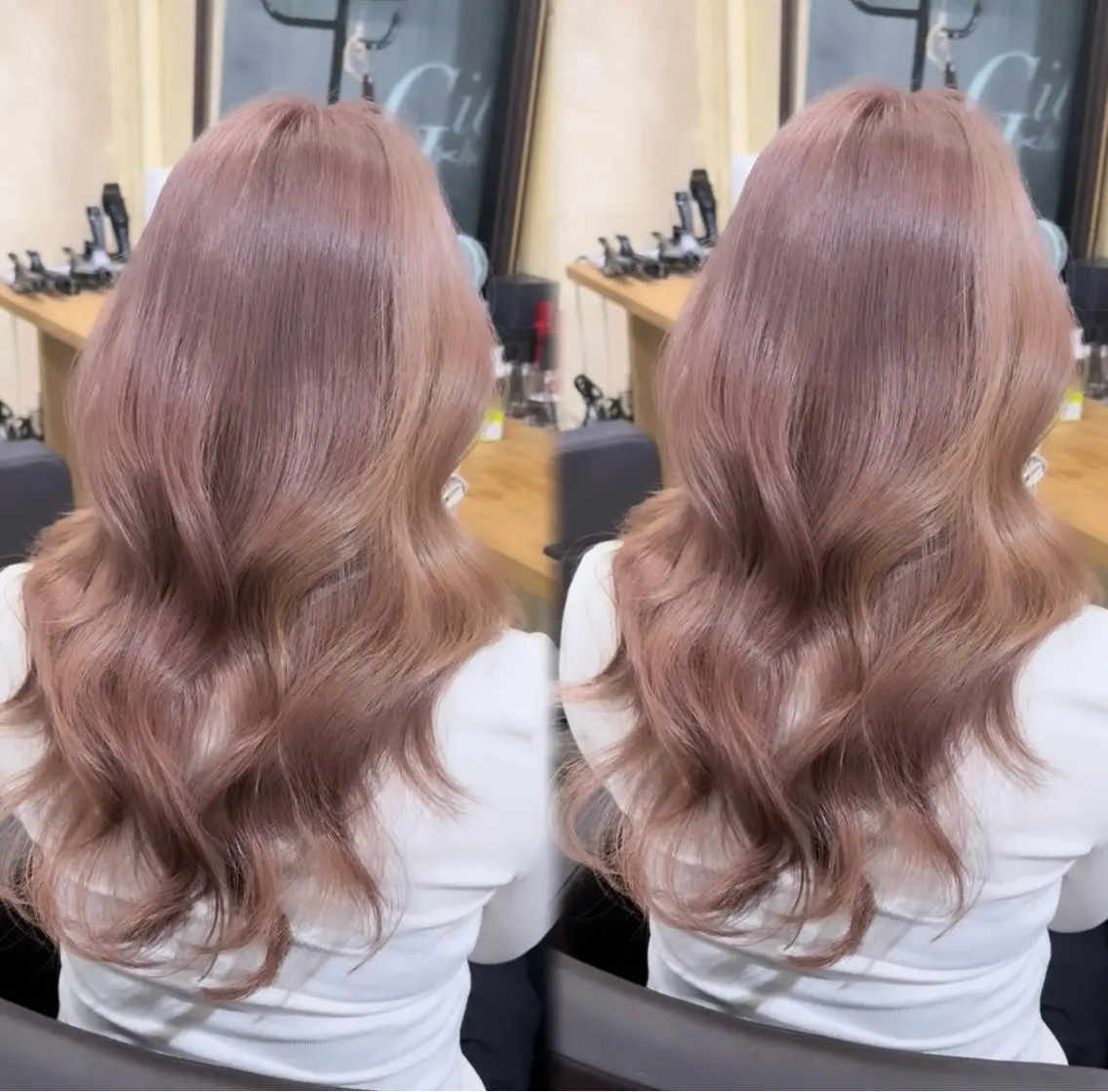 ロング ヘアカラー ⠀ 流菜のヘアスタイル