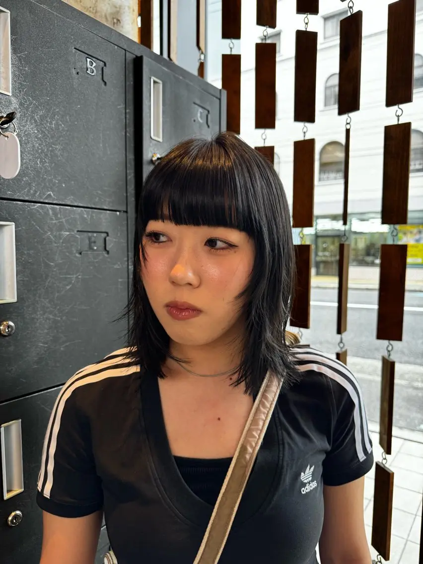 ショート 顔まわりレイヤー 顔周りカット レイヤーカット カット 山本 望華のヘアスタイル