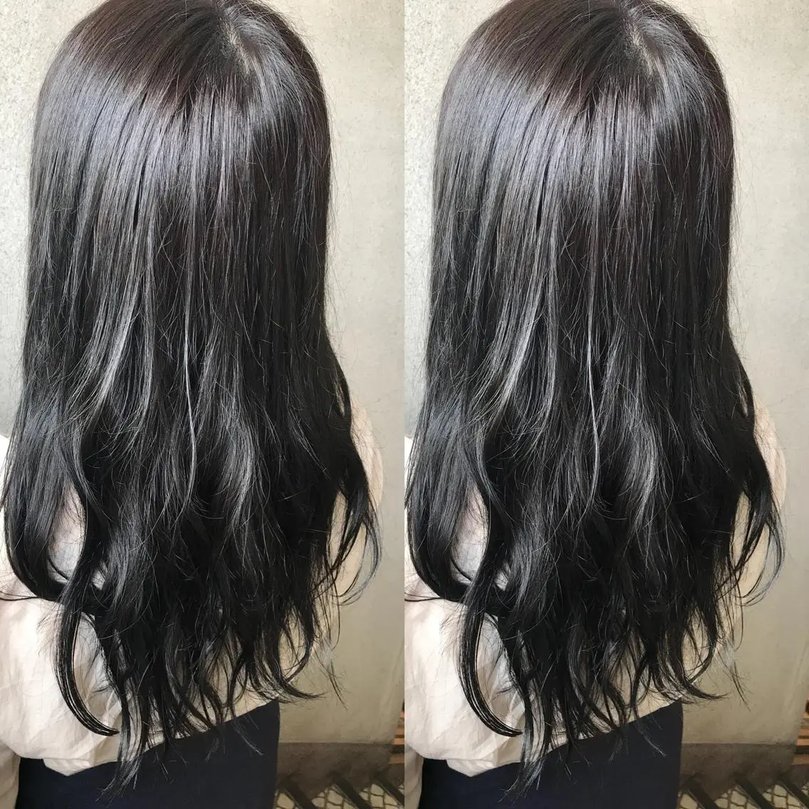 ロング カラー ヘアカラー 小栗 麻衣のヘアスタイル