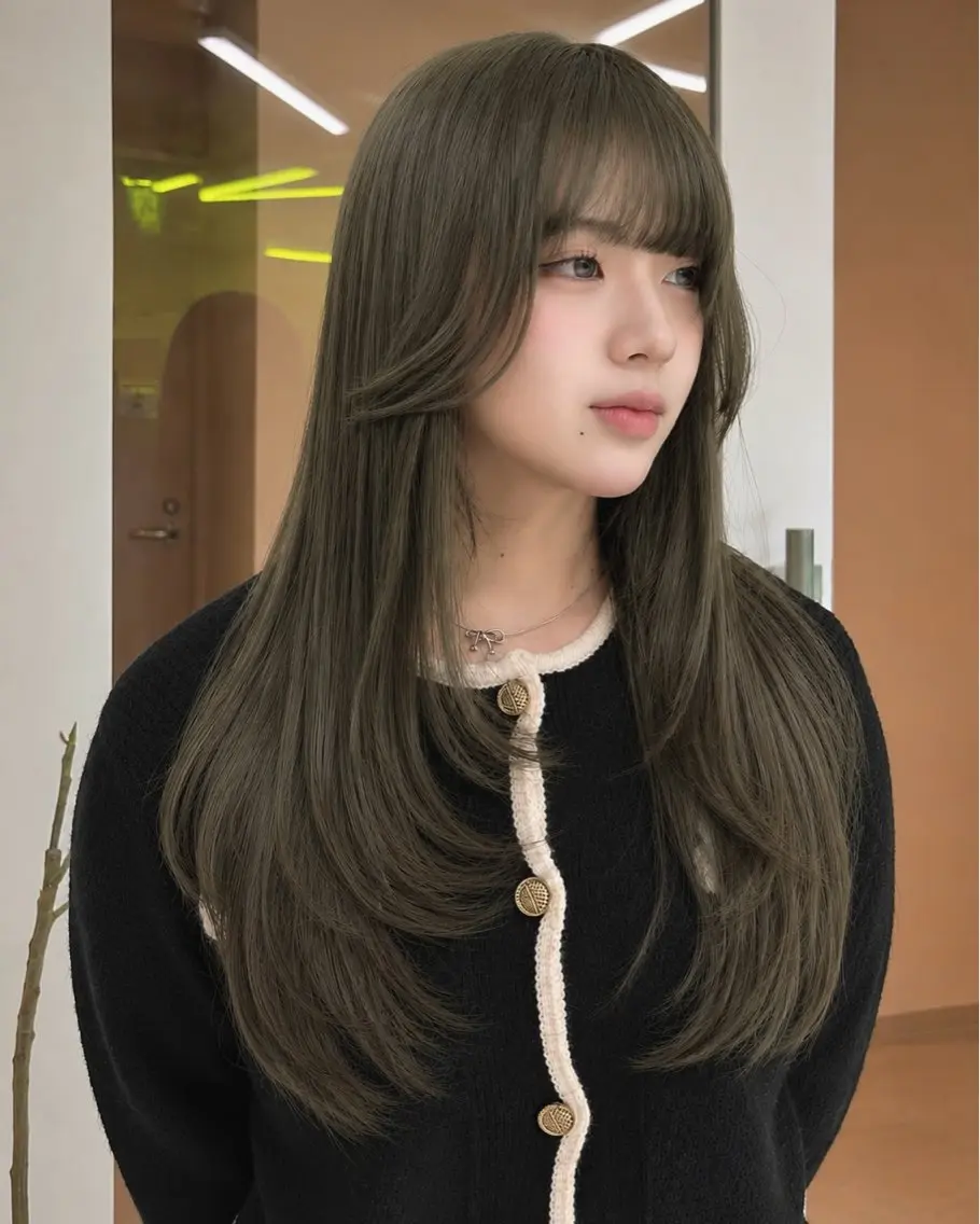 ロング 🤍ワンホンヘア 🤍Rikuto🤍のヘアスタイル