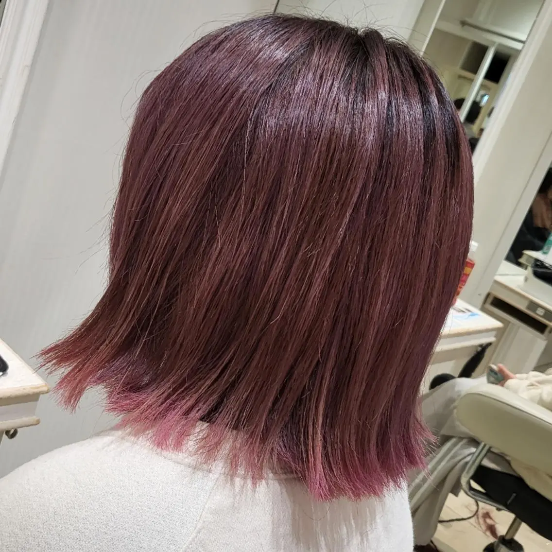 ミディアム カラー ヘアカラー 社内カット講師・店長 菅原賢一のヘアスタイル