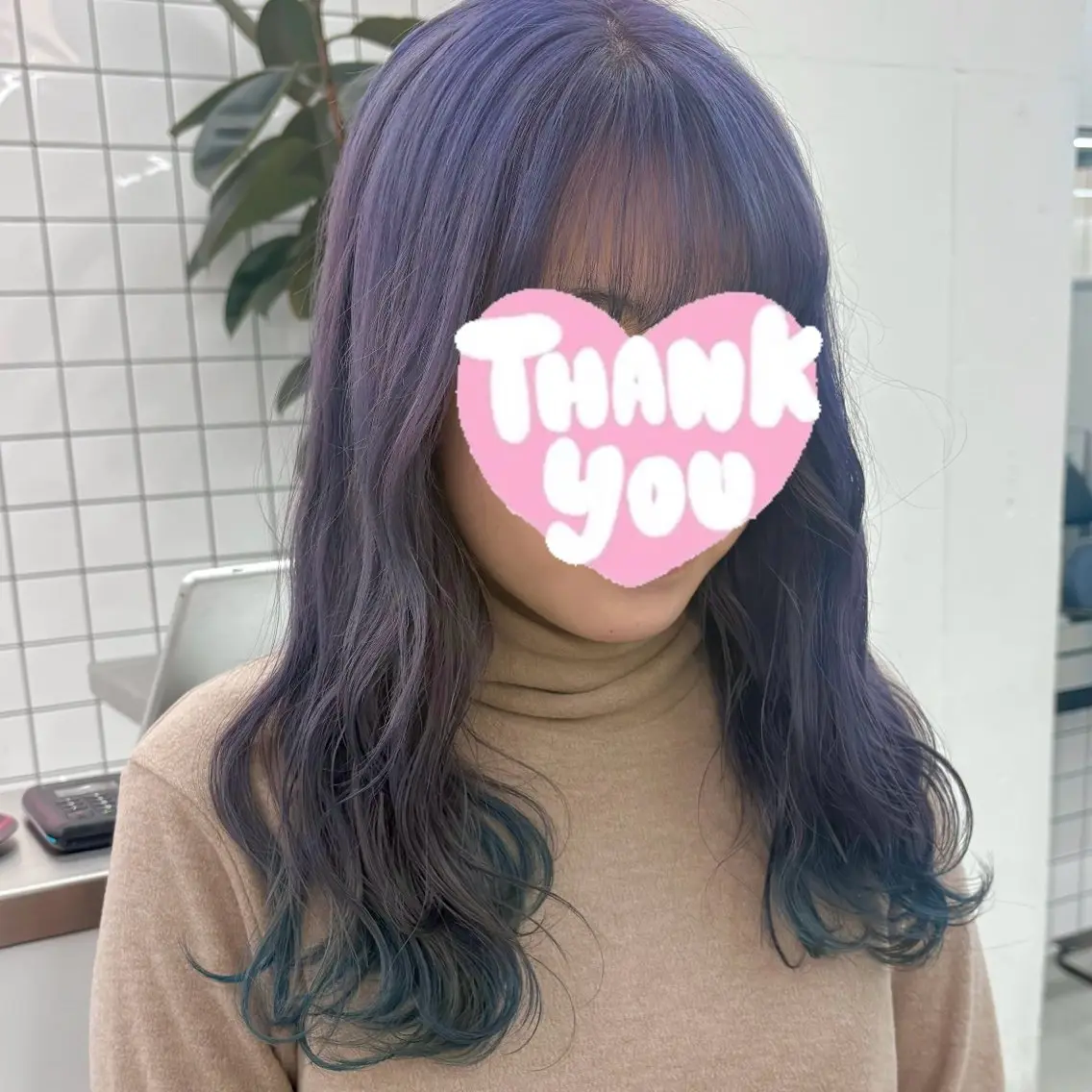 ロング カラー デザインカラー 矢場町/8時-22時 JILLSTUDIOのヘアスタイル