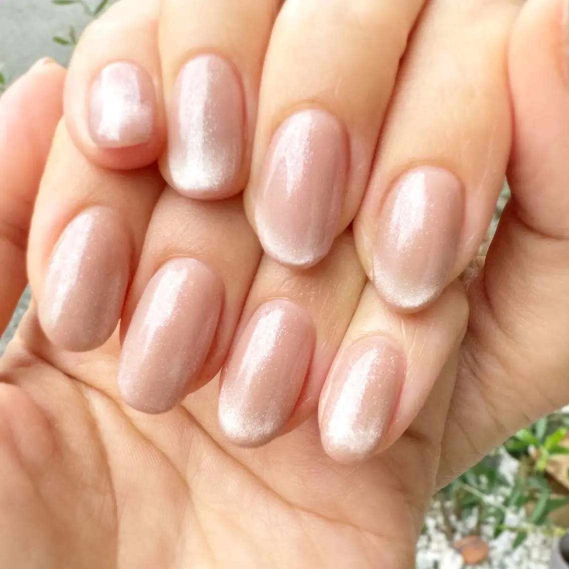 ネイル フレンチネイル マグネットネイル マグネットフレンチ ハンドネイル nail salon émuのネイルデザイン