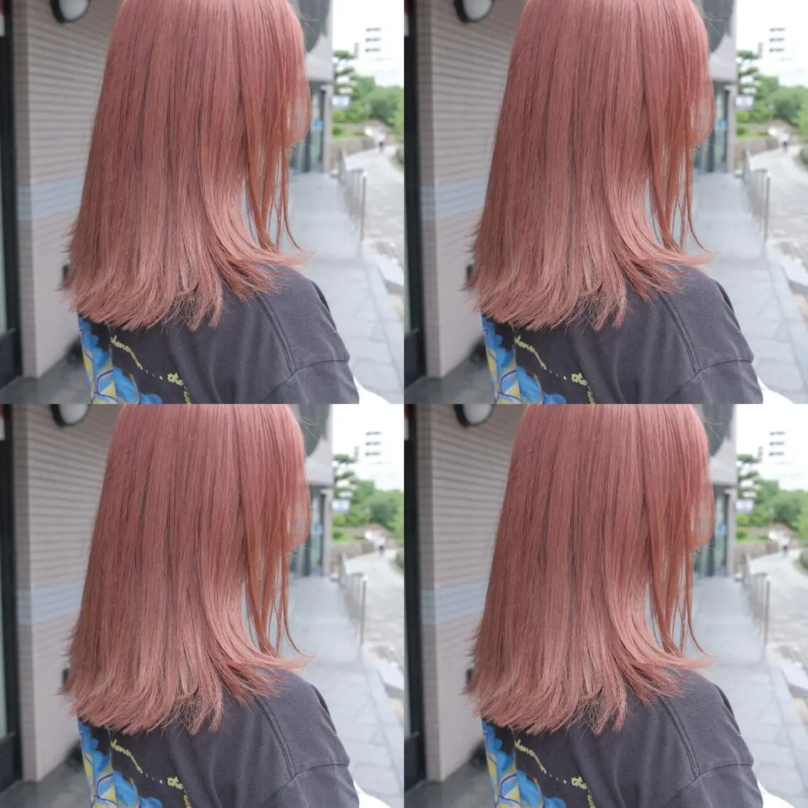 ショート カラー ヘアアレンジ ベージュカラー ブリーチ 透明感カラー ピンクカラー ピンクベージュ カット トリートメント 竹内啓太 ボブのヘアスタイル