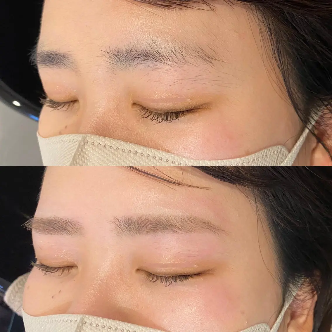 アイブロウ ワックス脱毛 眉カット pep natsumiのヘアスタイル