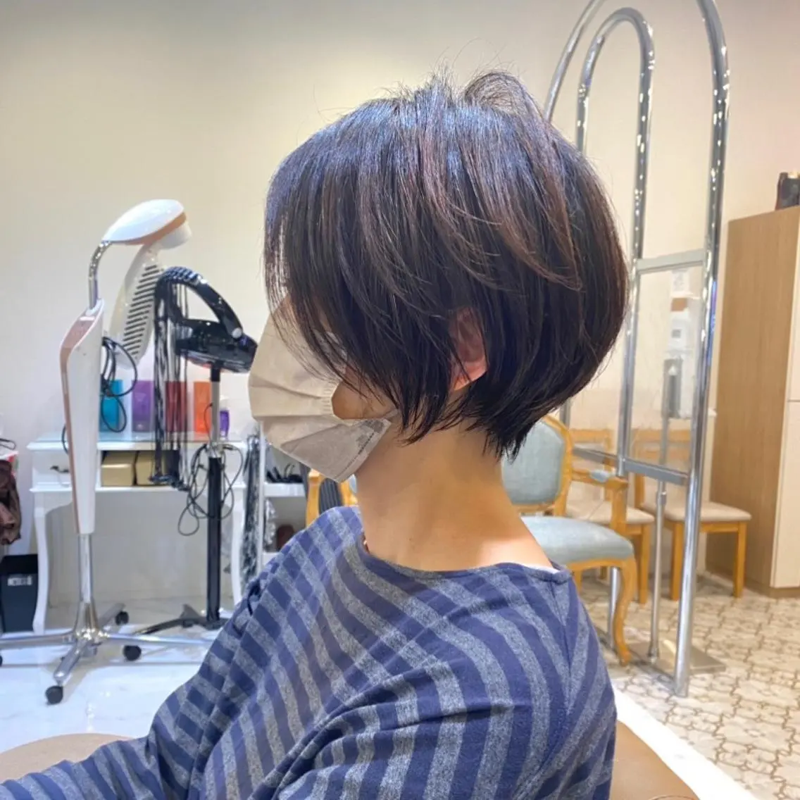 ショート カラー ショートボブ ボブ ショートヘア 坂井 茅聖のヘアスタイル