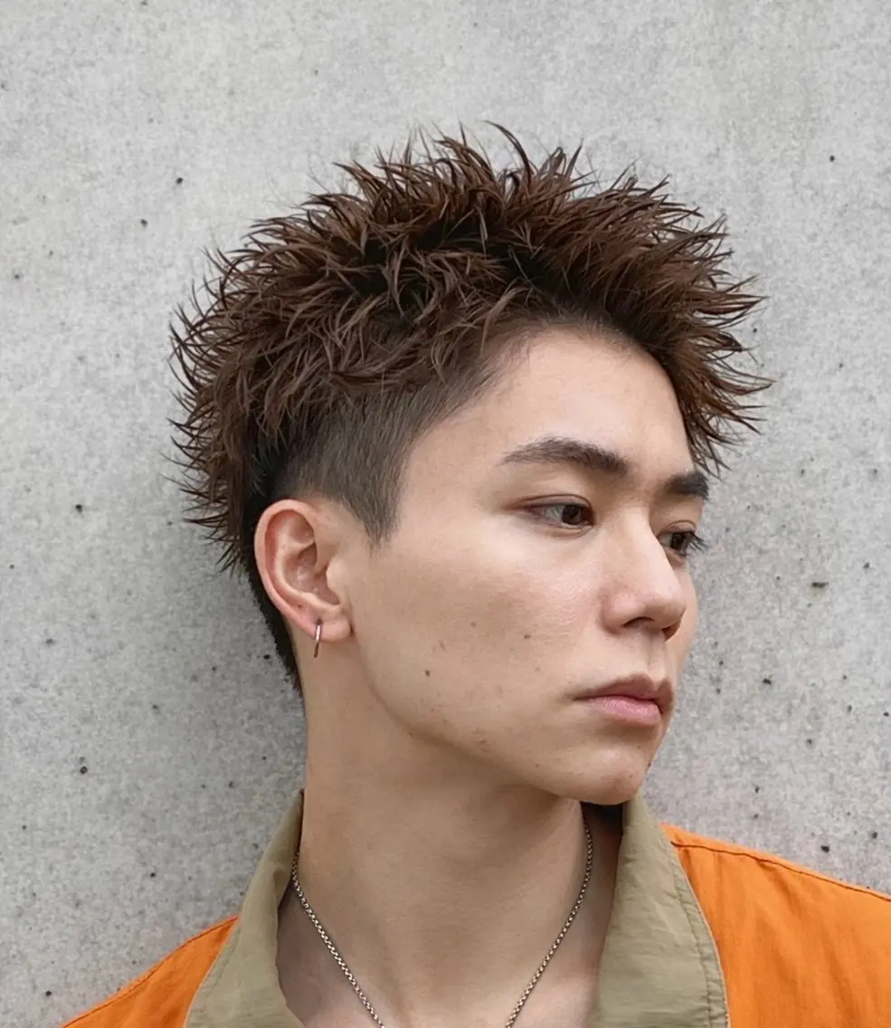 カラー メンズ ブラウンカラー ヘアカラー メンズ眉毛🤍カラー メンズサロン　浦和の眉毛・アイブロウイメージ