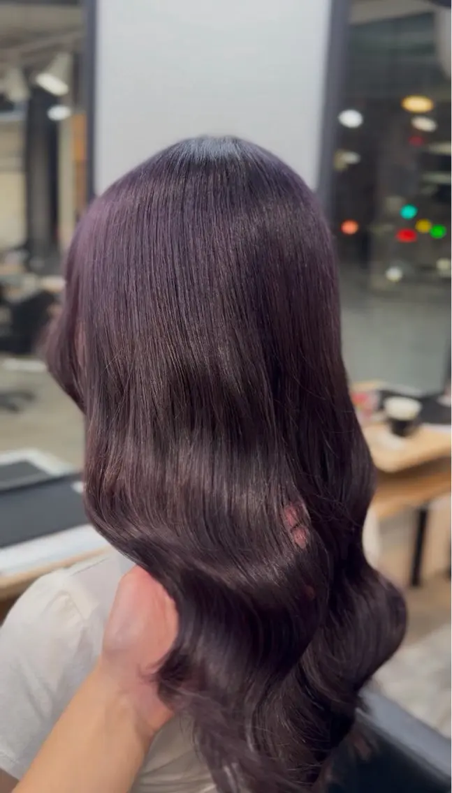 セミロング ヘアカラー LAFF Asuka カットモデル募集中のヘアスタイル