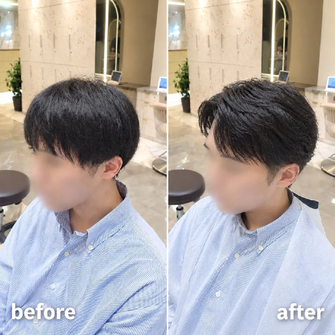 メンズ ヘアセット こが とあのヘアスタイル