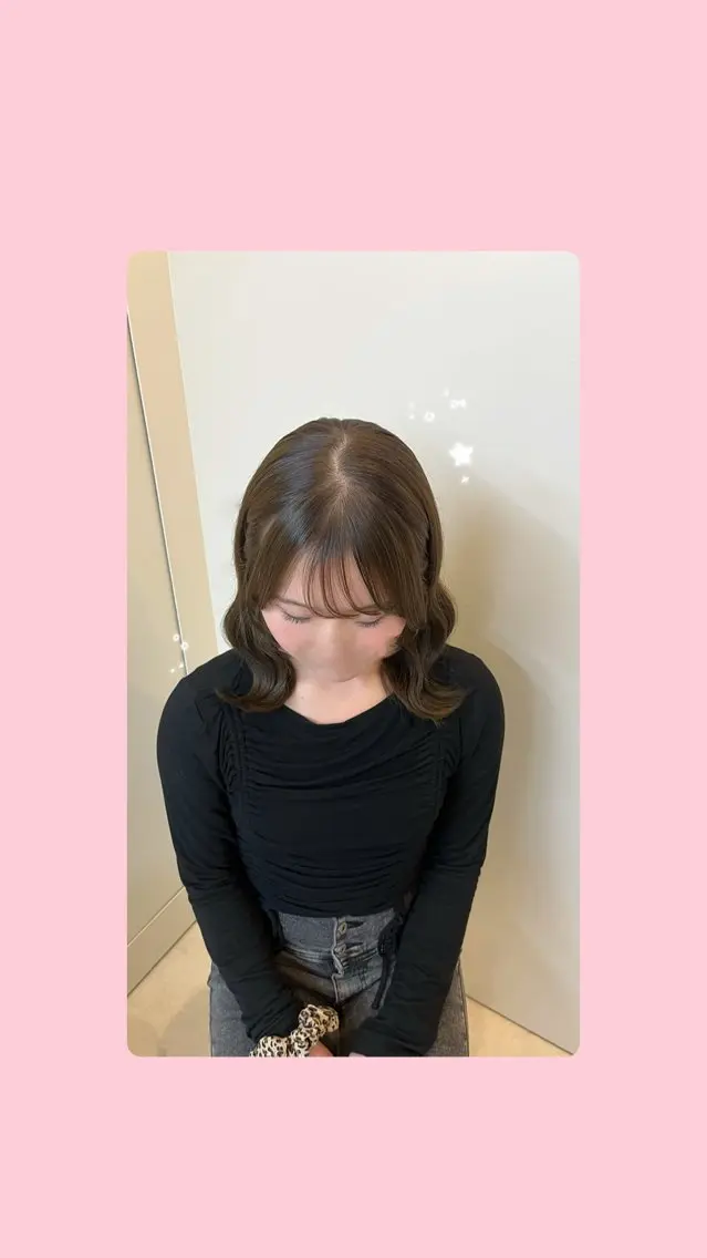 【U30メニュー】毛先カット（量感調節も可）➕ワンカラーの写真