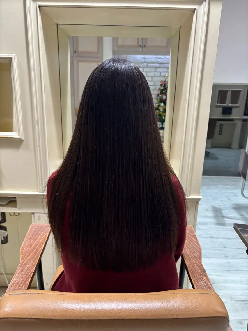 ロング カット 縮毛矯正 シルエット重視✂︎ 髙橋　盾のヘアスタイル
