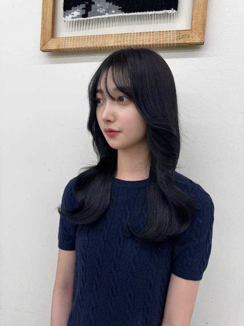 セミロング カラー 透明感カラー ヘアカラー 髪質改善🫧 カラー特化/Hinaのヘアスタイル