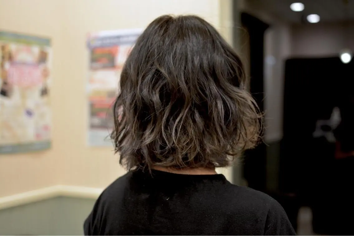 ショート カラー パーマ ヘアアレンジ 信原 獎人のヘアスタイル