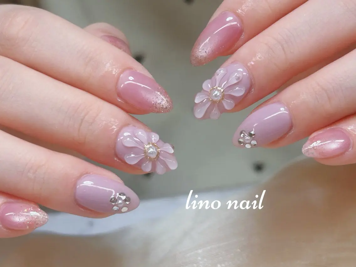 ネイル ワンホンネイル ハンドネイル Lino Nailのネイルデザイン