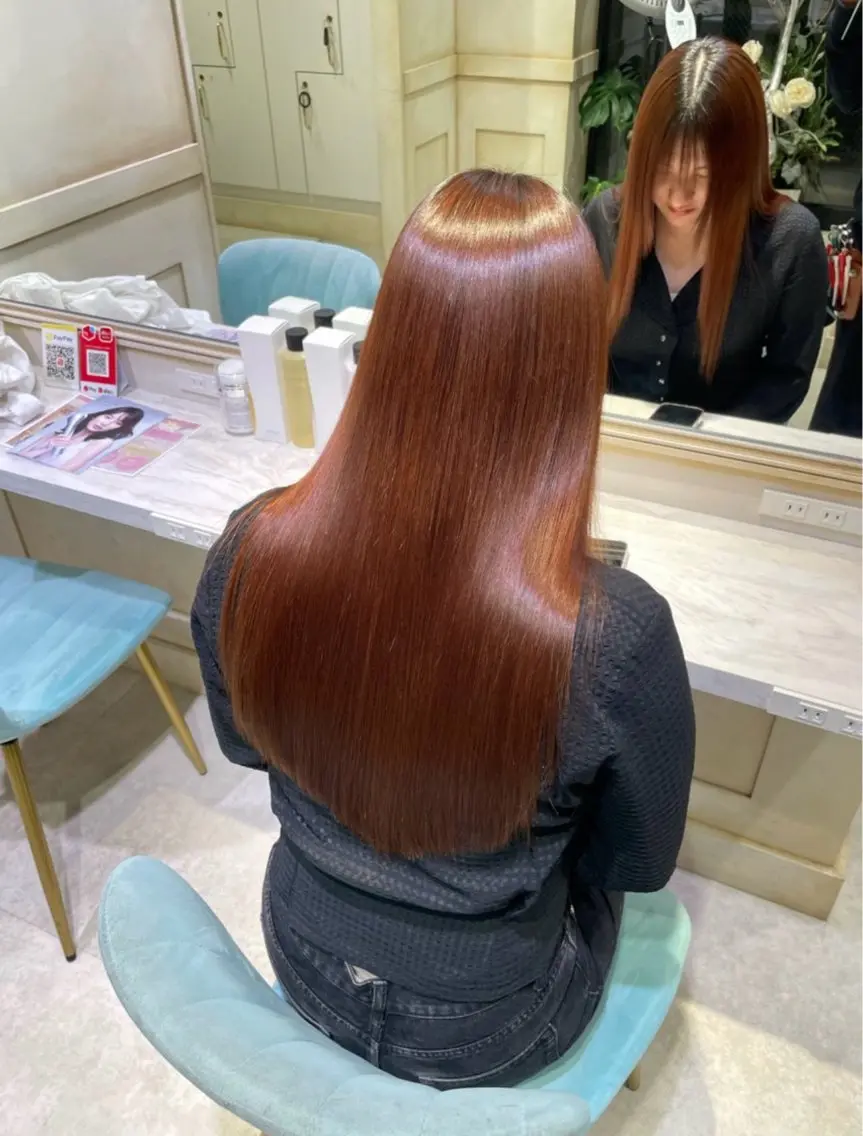 パーマ 縮毛矯正 トリートメント 💙透明感カラー/ 縮毛矯正/ゆうな💙のヘアスタイル