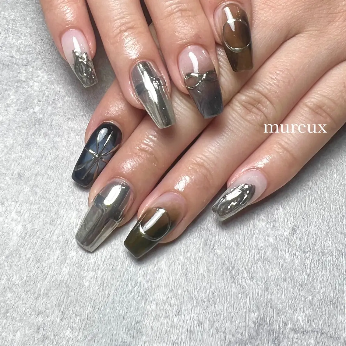 ネイル ハンドネイル mureux ∵ayakaのネイルデザイン