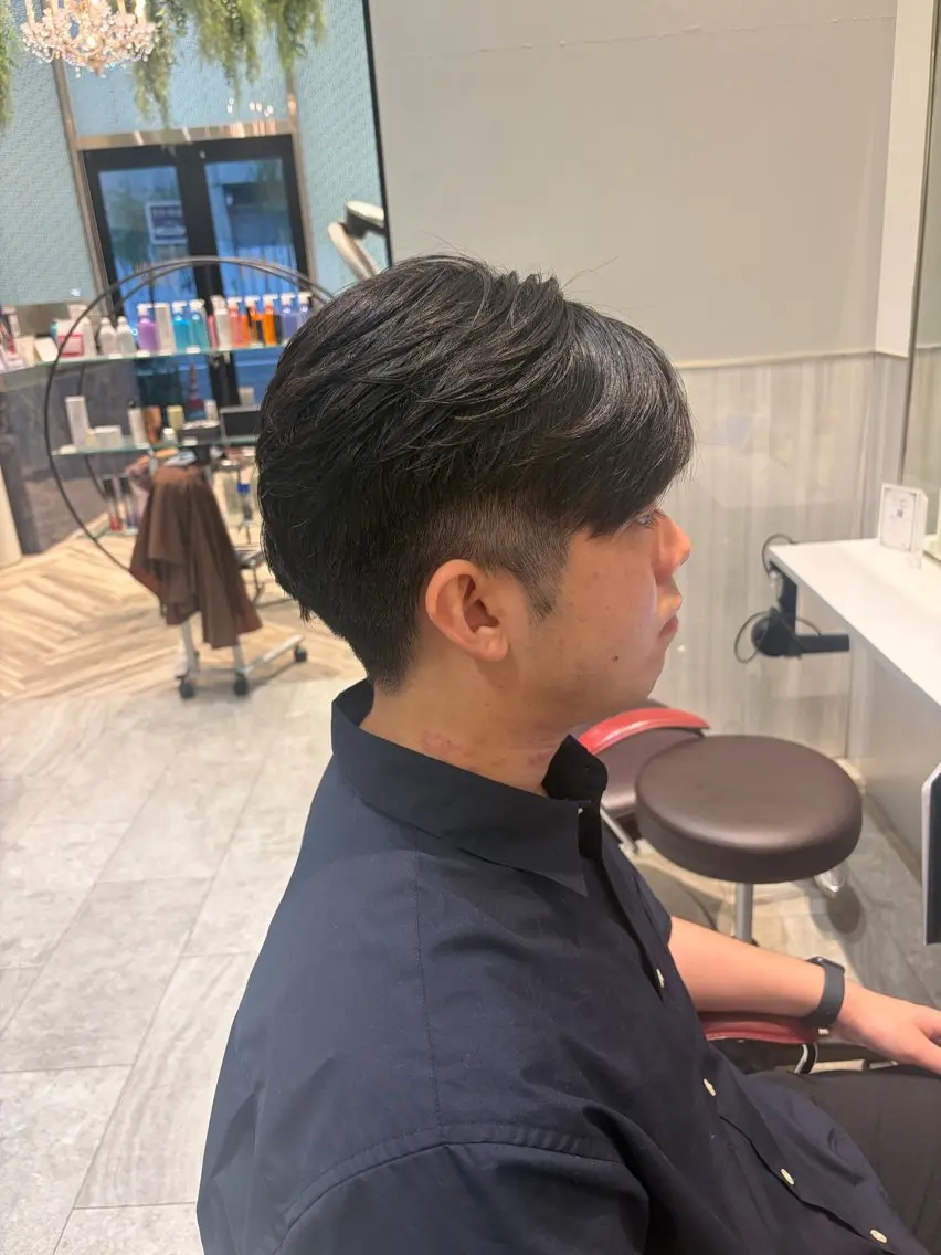 メンズ earth銀座 青山🩵のヘアスタイル
