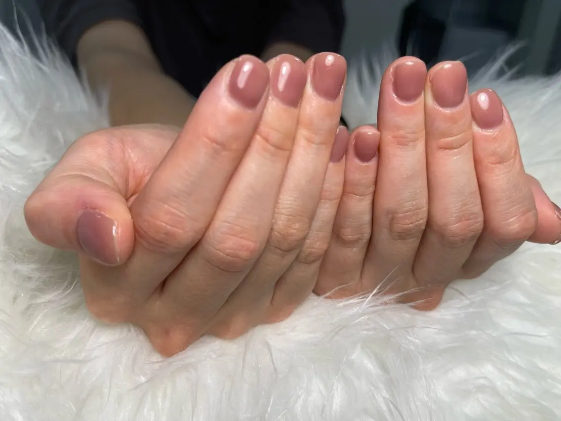 ネイル ワンカラーネイル ♡高安駅駅前♡ and-Mのネイルデザイン