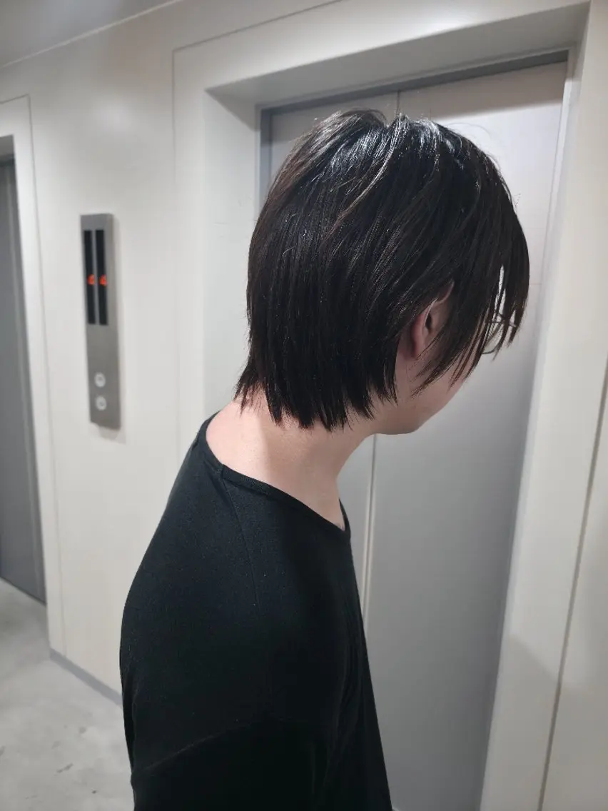 メンズ ミディアム カット パーマ トリートメント OMA/ カタギシのヘアスタイル