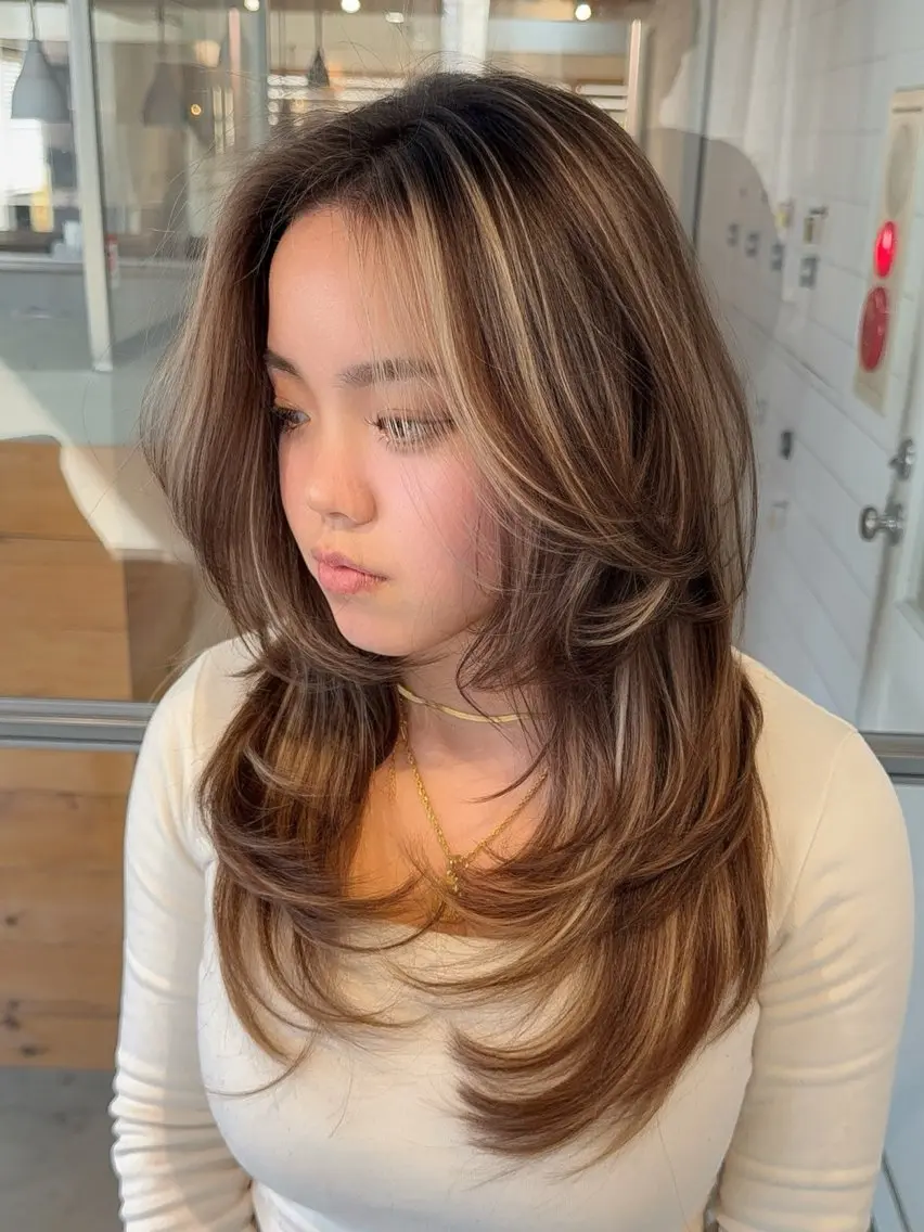 セミロング カット mellowman 【メロウマン】のヘアスタイル