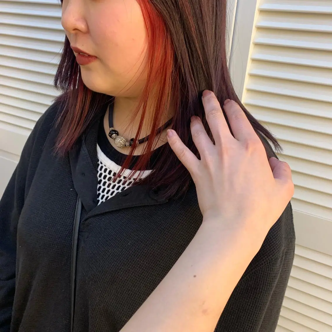 カラー ハイライトカラー 天野 利咲のヘアスタイル