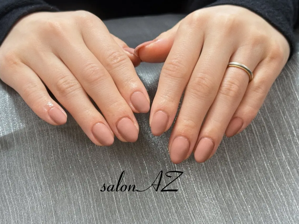 ネイル 長さ出し フットネイル フレンチネイル マグネットネイル マットネイル salon AZのネイルデザイン