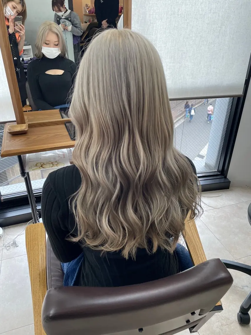 ロング コトネ🫧 韓国風レイヤーカットのヘアスタイル