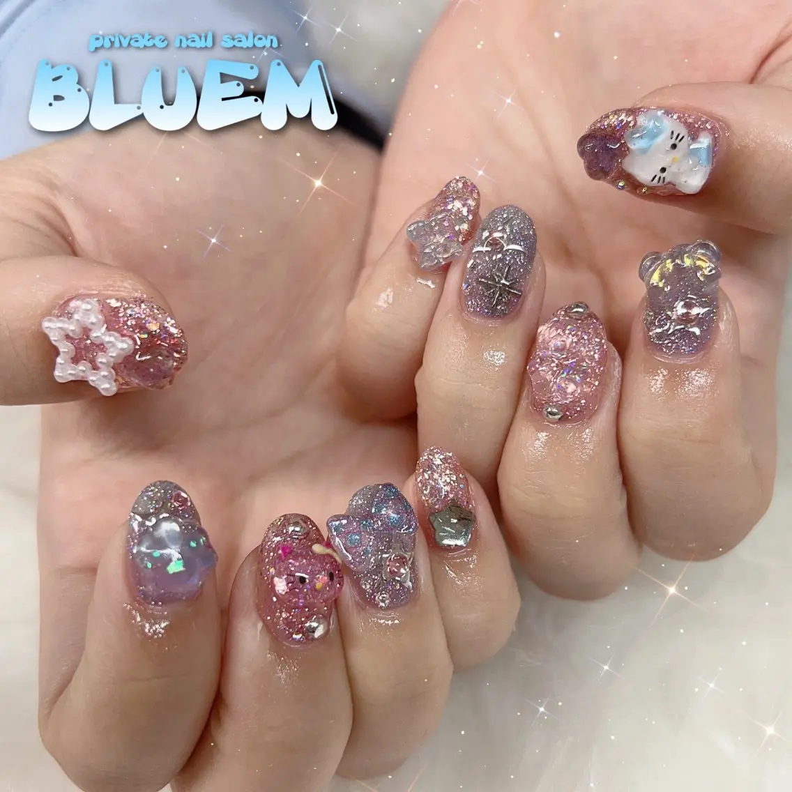ネイル ハンドネイル BLUEM なな🐶のネイルデザイン