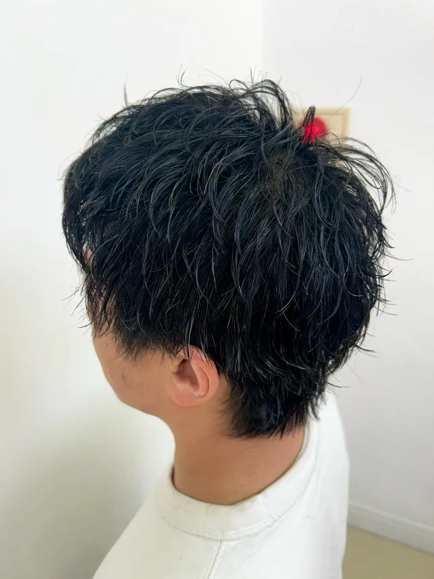 パーマ メンズ メンズパーマ メンズツイストパーマ ツイストパーマ カット パーマ トリートメント 《艶髪質改善》 かのん☽⑅ ˖のヘアスタイル