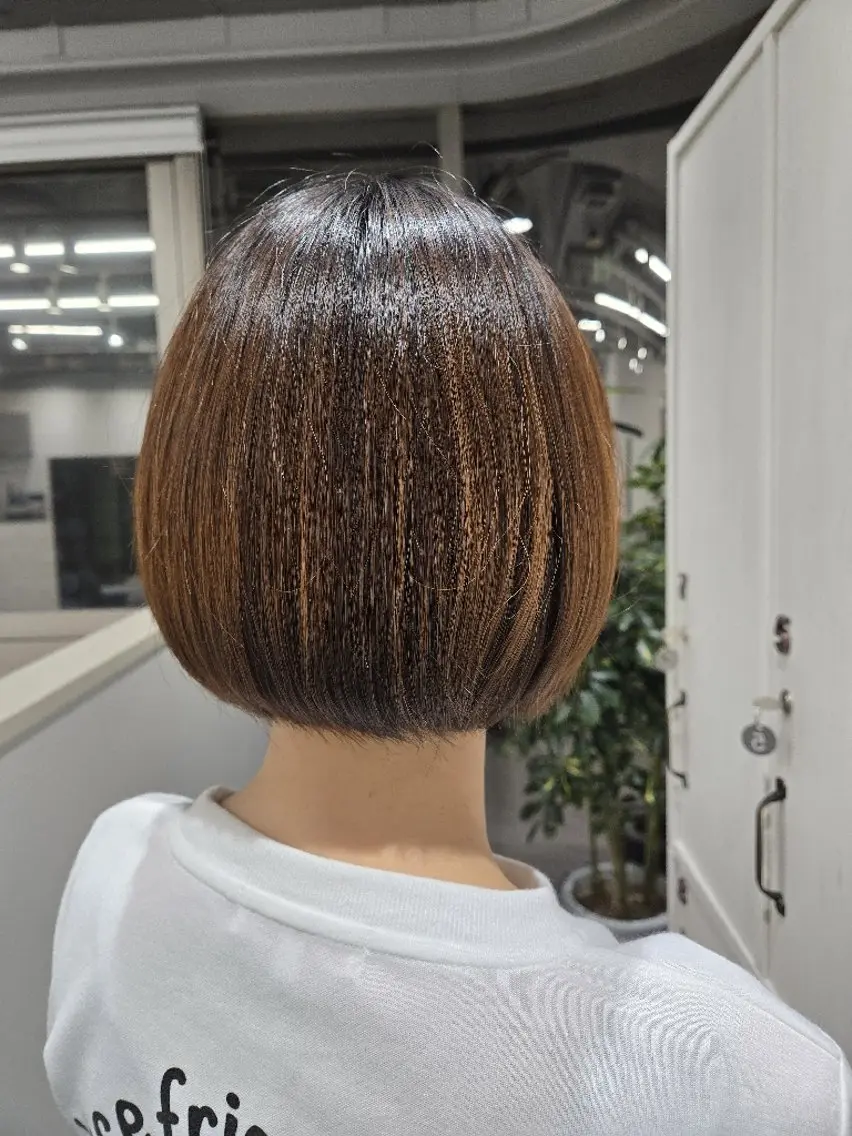 ミディアム ボブ ショート/ボブ/中村 遥香 🧸🤍のヘアスタイル