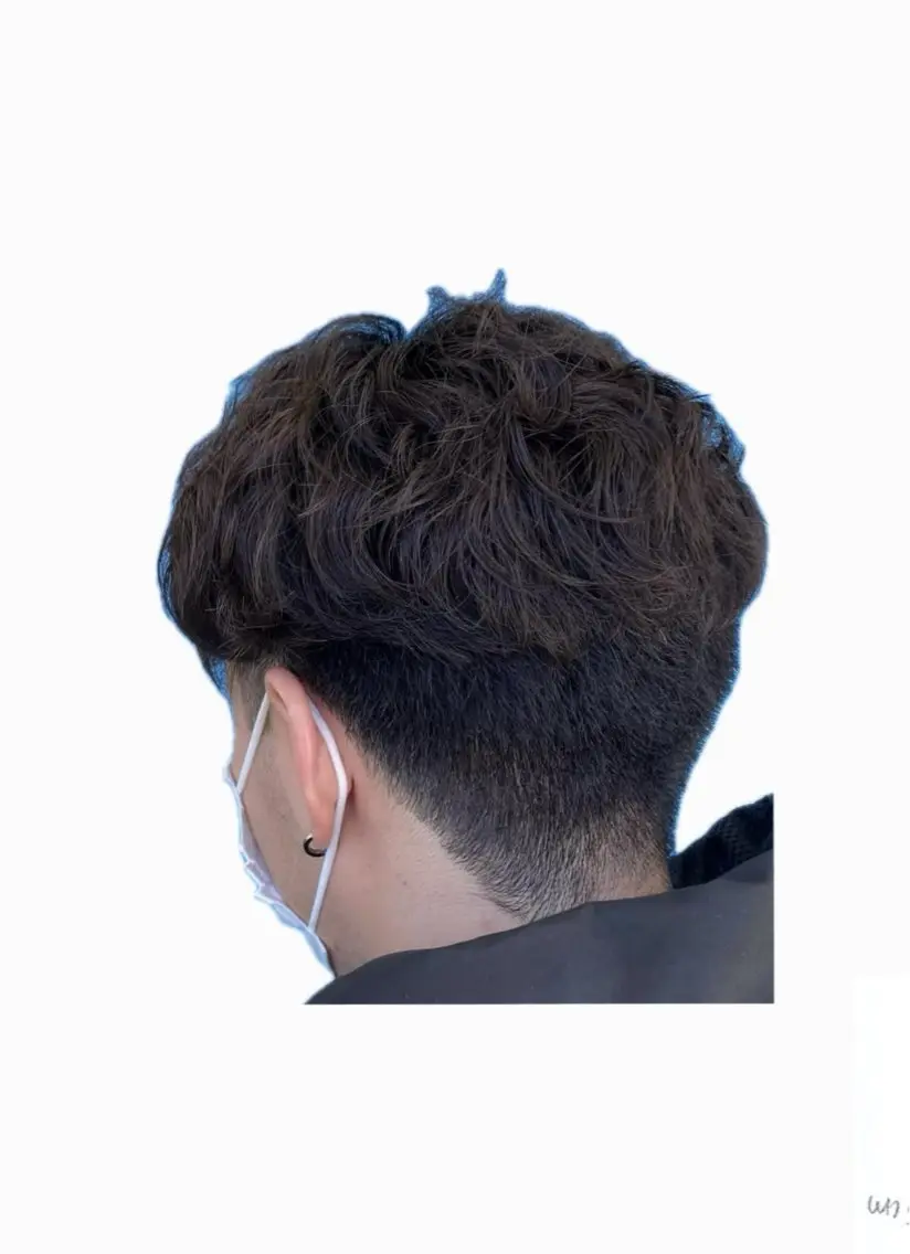 メンズ カット パーマ 中村 由紀のヘアスタイル