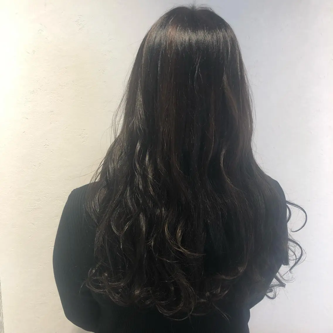 ロング カラー グレージュ イルミナカラー メッシュ スターダスト カット ヘアカラー トリートメント やまぐち まりんのヘアスタイル