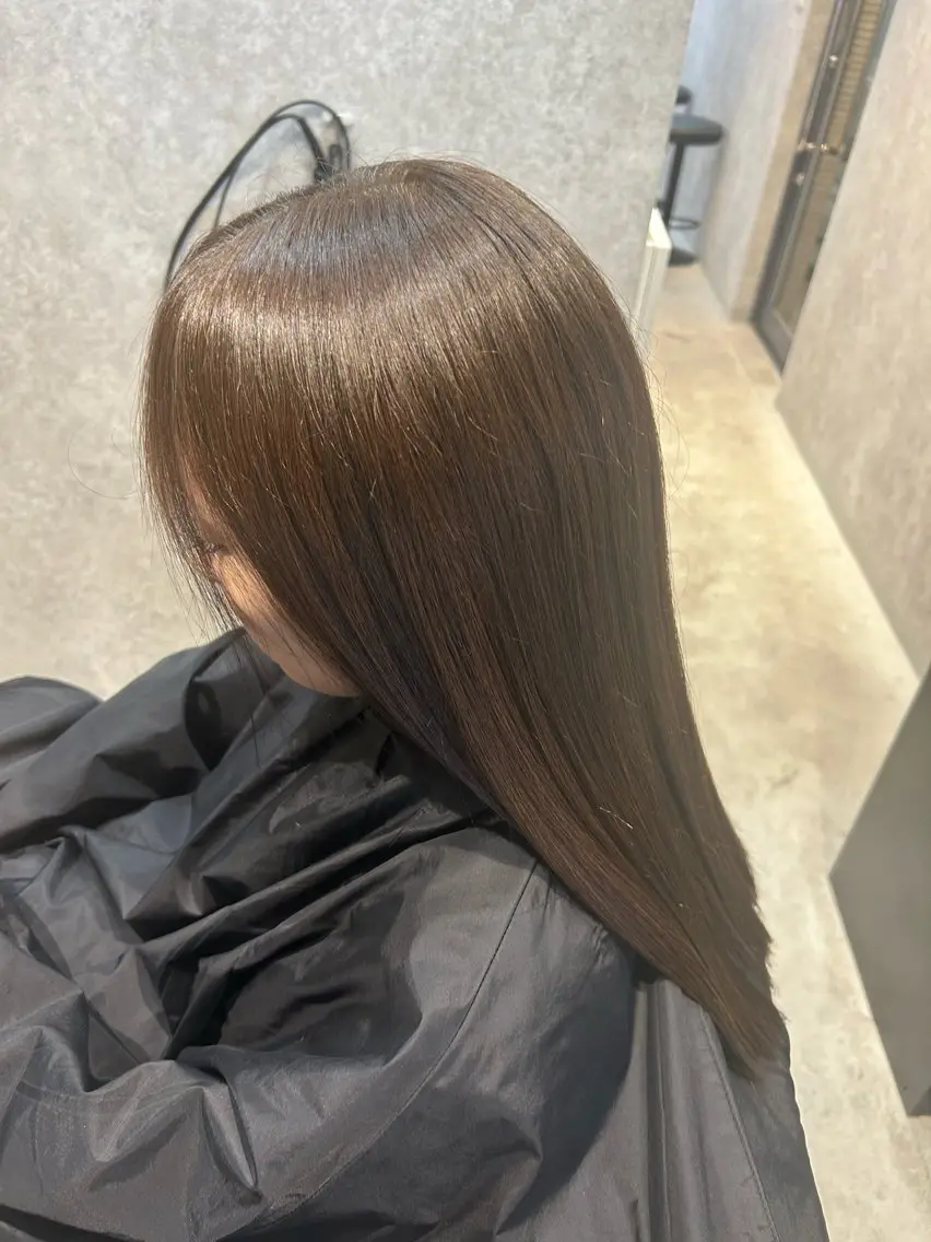 ✨透明感カラー➕1stepトリートメント✨(平日午前11時〜18時まで)✨👑の写真