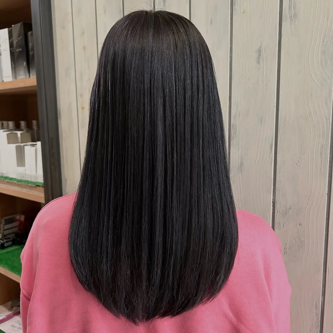 ロング カット ヘアカラー トリートメント 高津 千慧のヘアスタイル