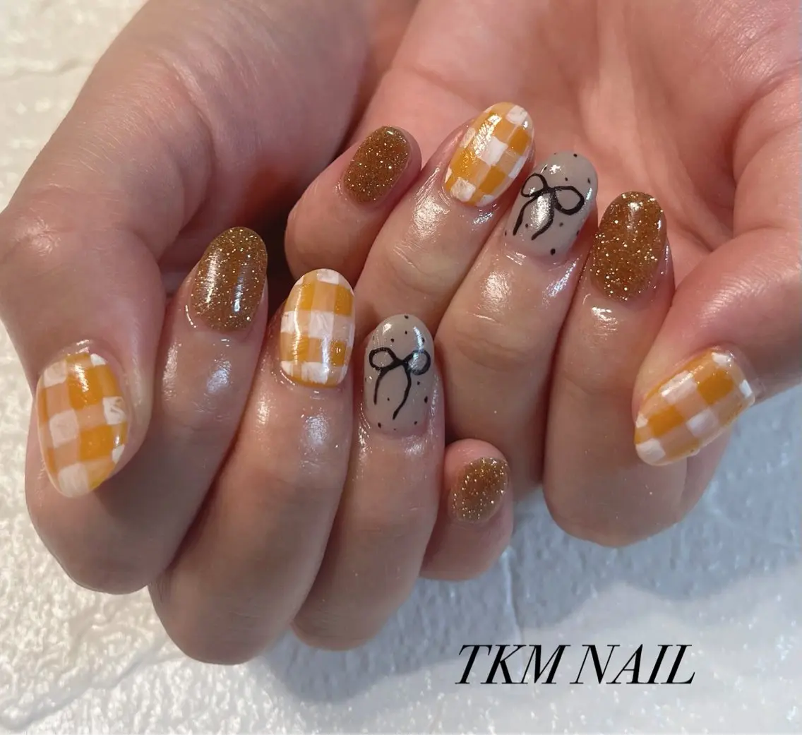 ネイル アートネイル シンプルネイル ______ TKM  NAILのネイルデザイン