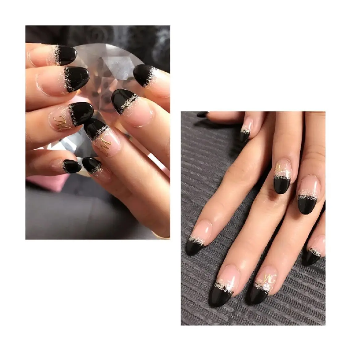 ネイル ラメ(グリッター) モチの良さ◉ フィルインネイル♡のネイルデザイン