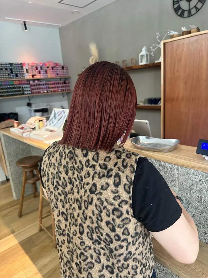 ショート カラー 透明感カラー ダブルカラー ハイライトカラー 外国人風カラー ハイライト CREA渋沢 モデル募集🌺アイナのヘアスタイル