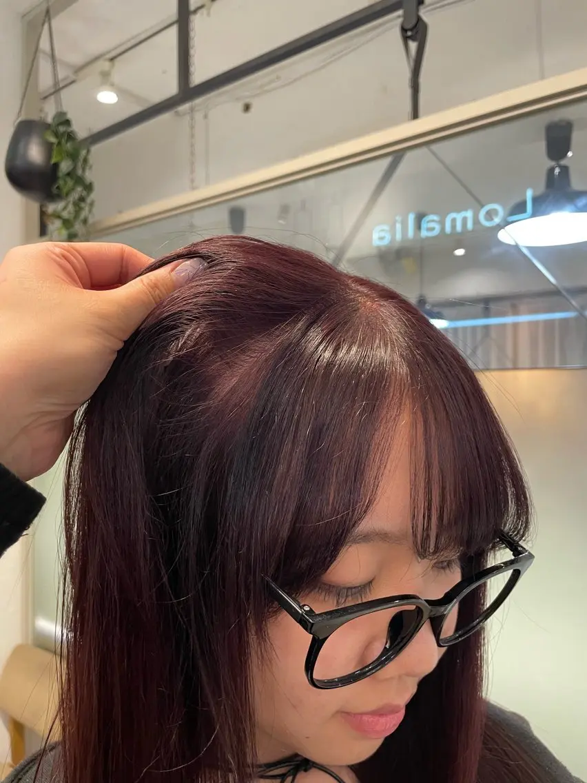 カラー ヘアカラー とば みゆうのヘアスタイル