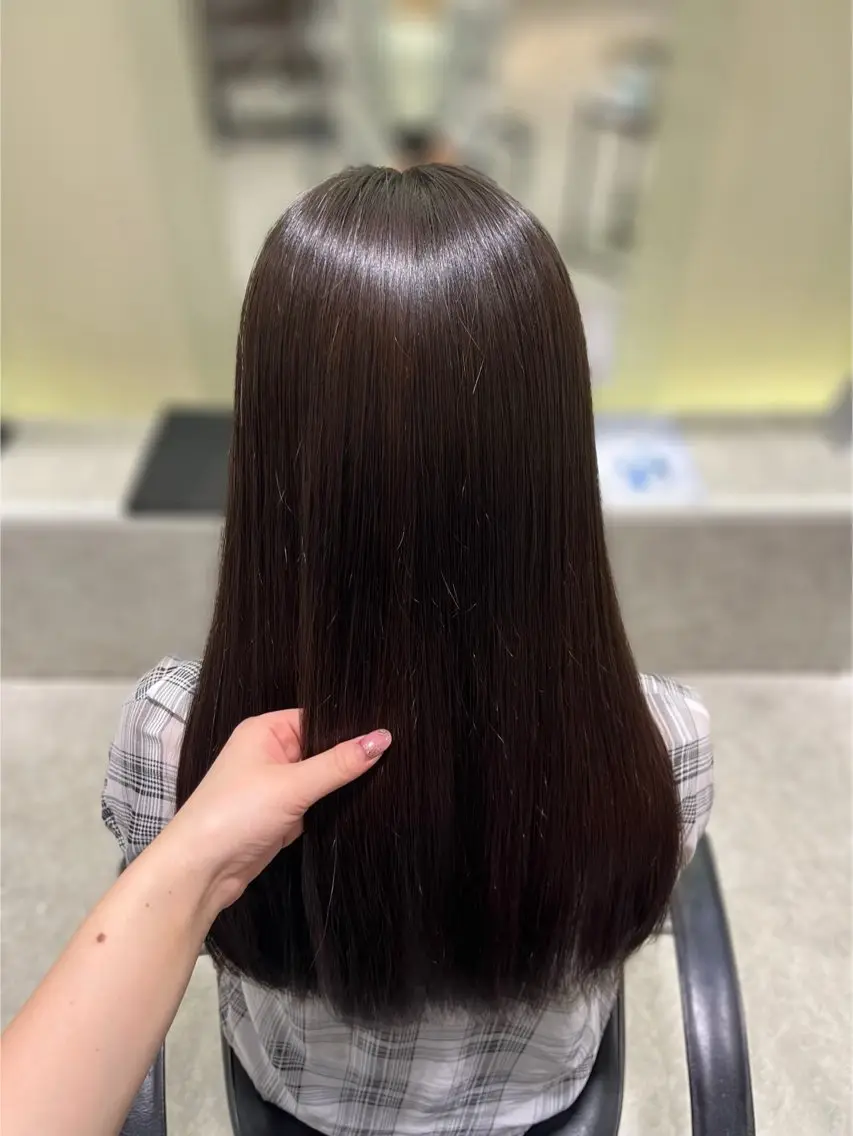 ロング 縮毛矯正 Ayumi / Lee尼崎のヘアスタイル