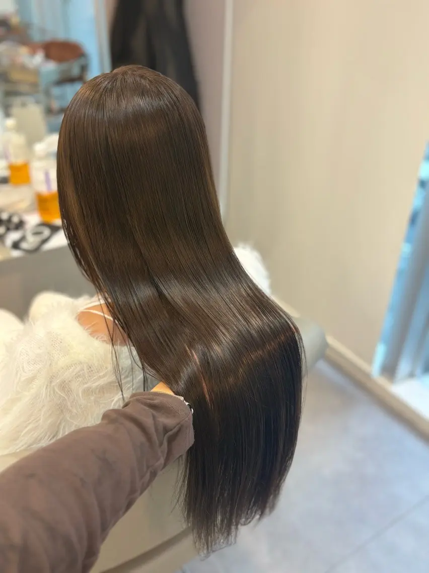 ロング カラー ヘアカラー Haruka🕊 透明感カラーのヘアスタイル