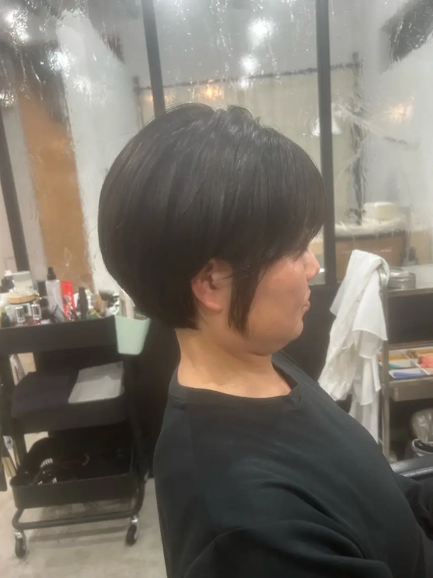 ショート 丸みショート ショートヘア 山田 真知子のヘアスタイル